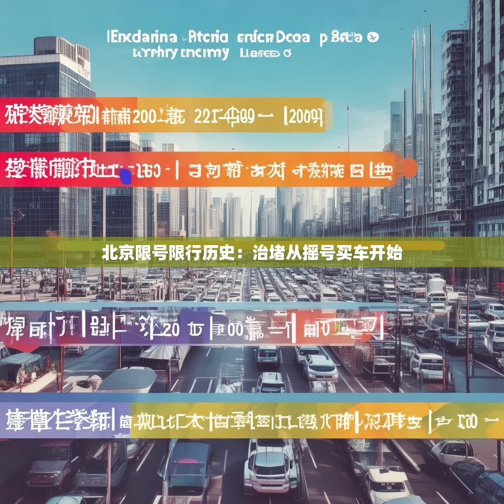 北京限号限行历史：治堵从摇号买车开始